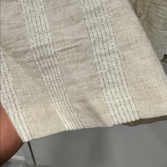 Zara TEXTURED PYJAMA-STYLE BLOUSE - Picture 3 of 8